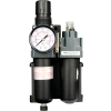 Exelair EX25PBL40A-01M Mini Filter/Regulator/Lubricator Metal Bowl 1/8" NPT 145 PSI 40 Micron